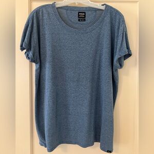 Prana Cozy Up Tee Teal Blue XL